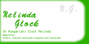 melinda glock business card